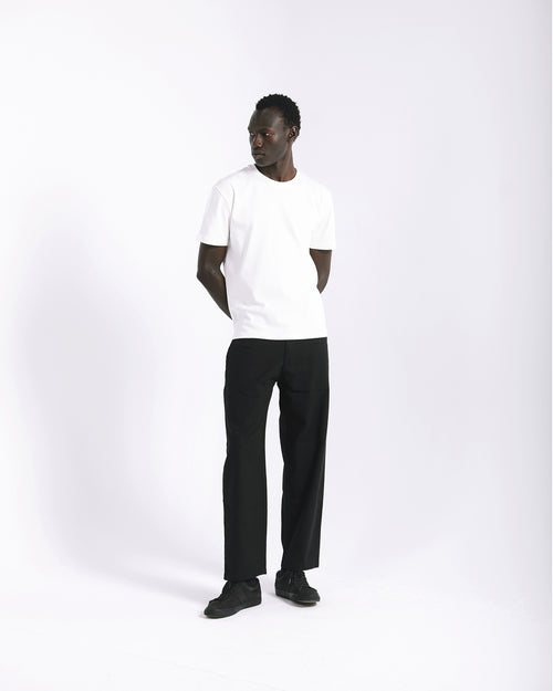 Black Linen Tailored Pants image 0