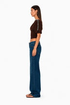 Button Detail Cape Top