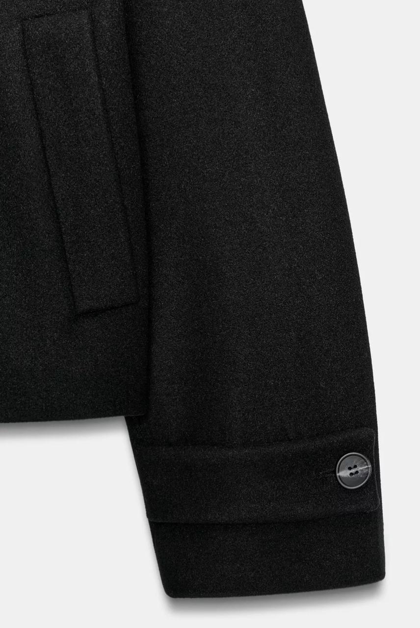 Black High collar Jacket image 1