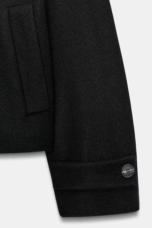 Black High collar Jacket image 1