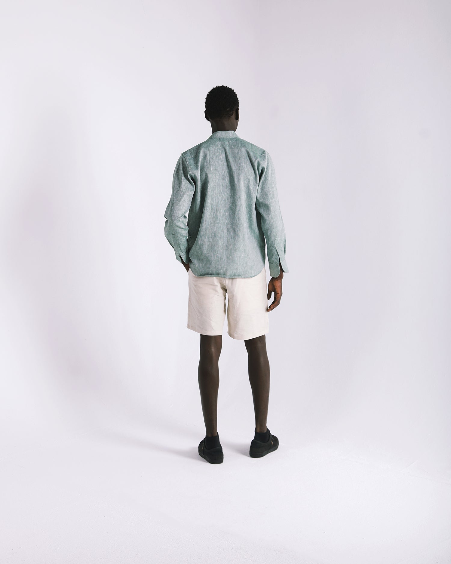 Olive Linen Shirt image 1