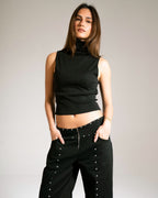 Low Rise Stud Trousers image 1