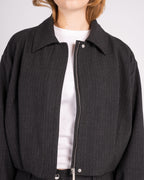 Pinstriped Grey Jacket image 3