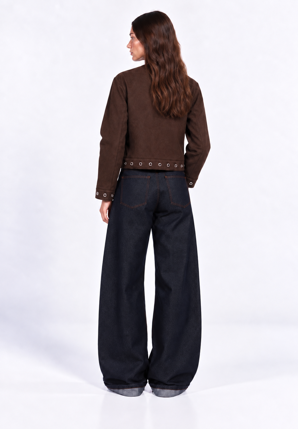 Eyelet suede Jacket