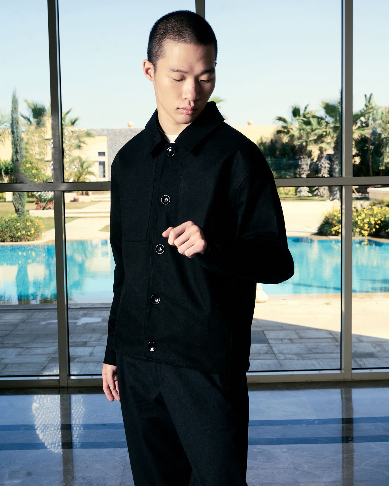 Stillness Black Overshirt image 1