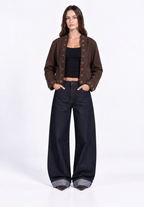 Eyelet suede Jacket