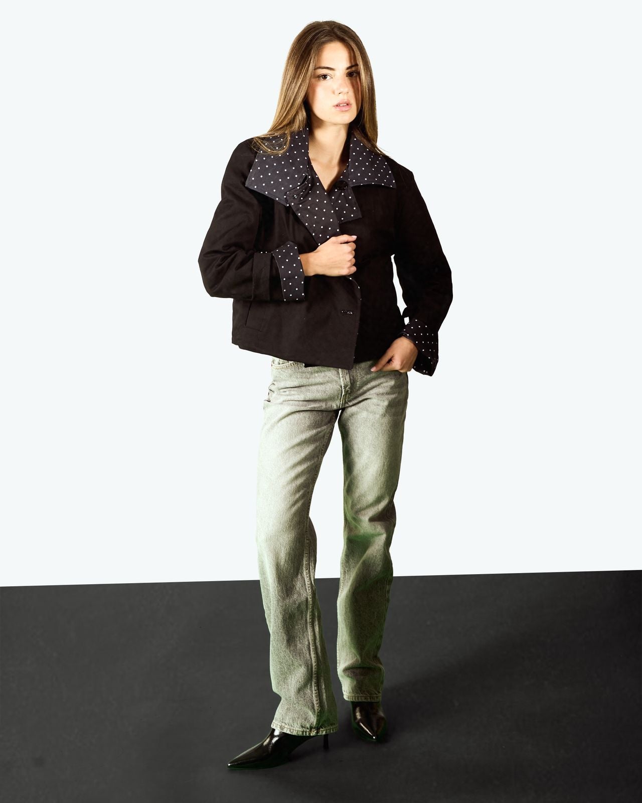 Dual-Side Polka Jacket image 2