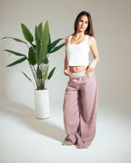 Elastic Detail Wide Pants : image 3