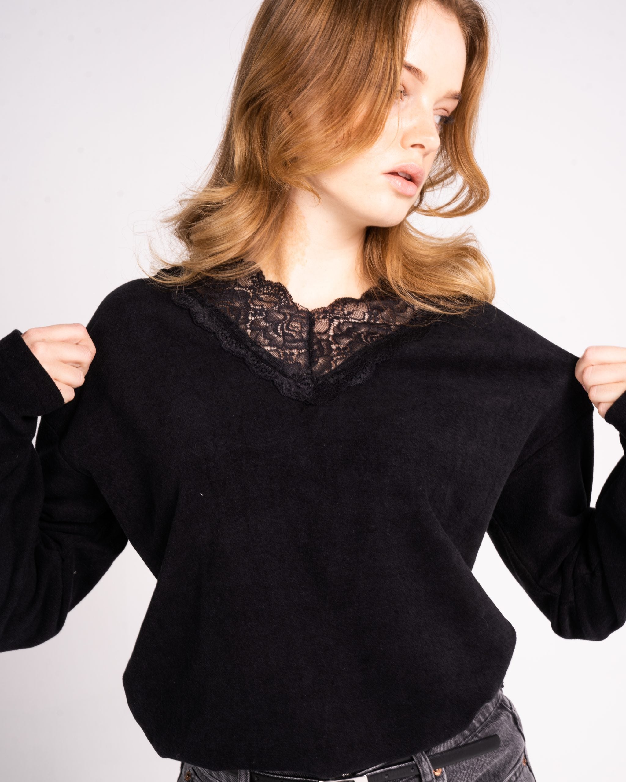 Lace Trimmed Jumper image 3