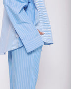 Poplin Mixed Blue Stripped Shirt image 2