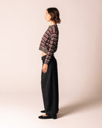 Cross Over Black Tailored Pants image 1