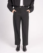 Pinstripe Grey Pants image 1