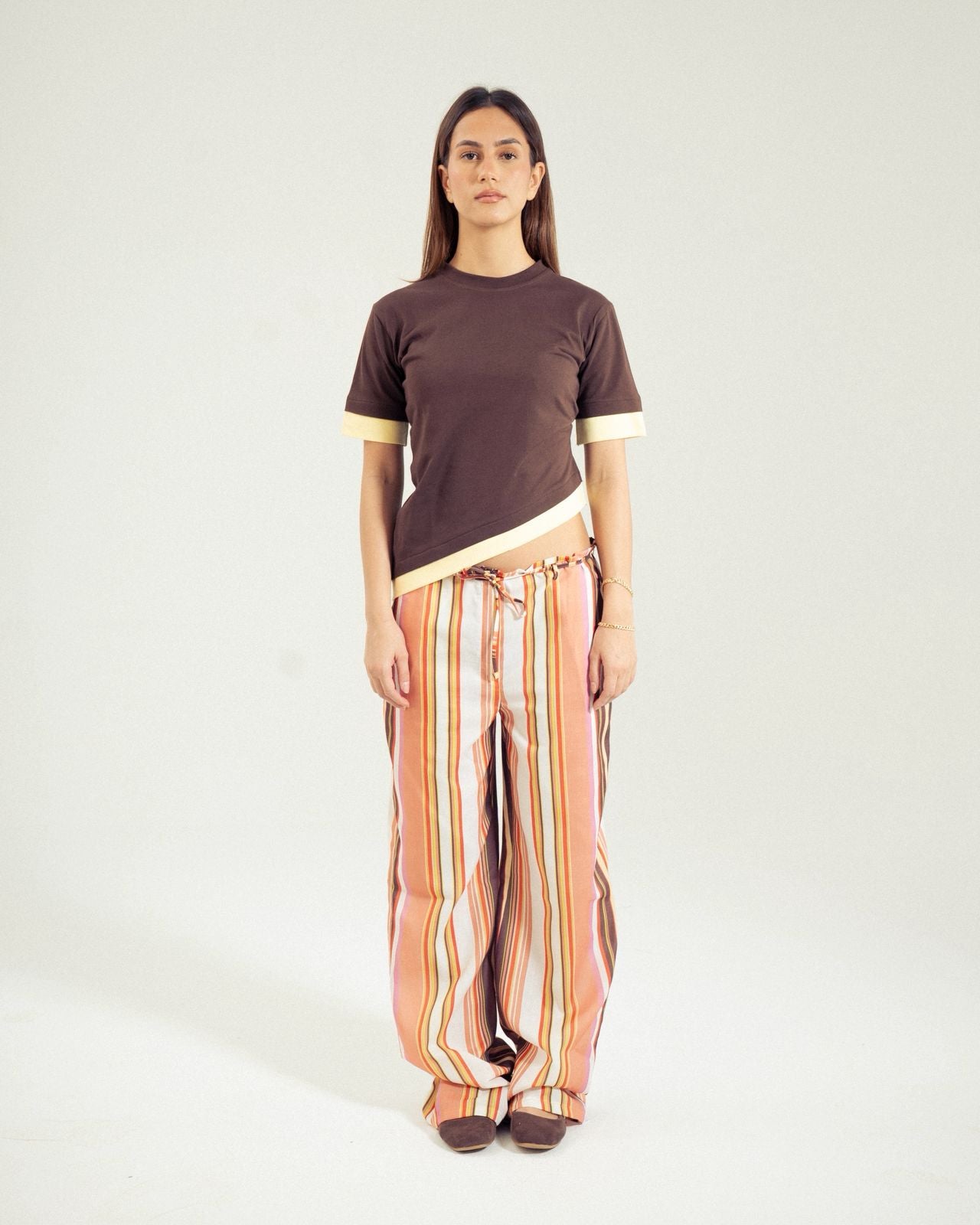 Asymmetric Duo-Tone T-Shirt image 3