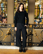 Fur Edged Knit Cardigan: image 1