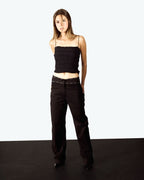Straight Long Length Pants with Studs image 3