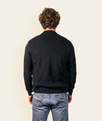 Black Combination Puffer Jacket image 2