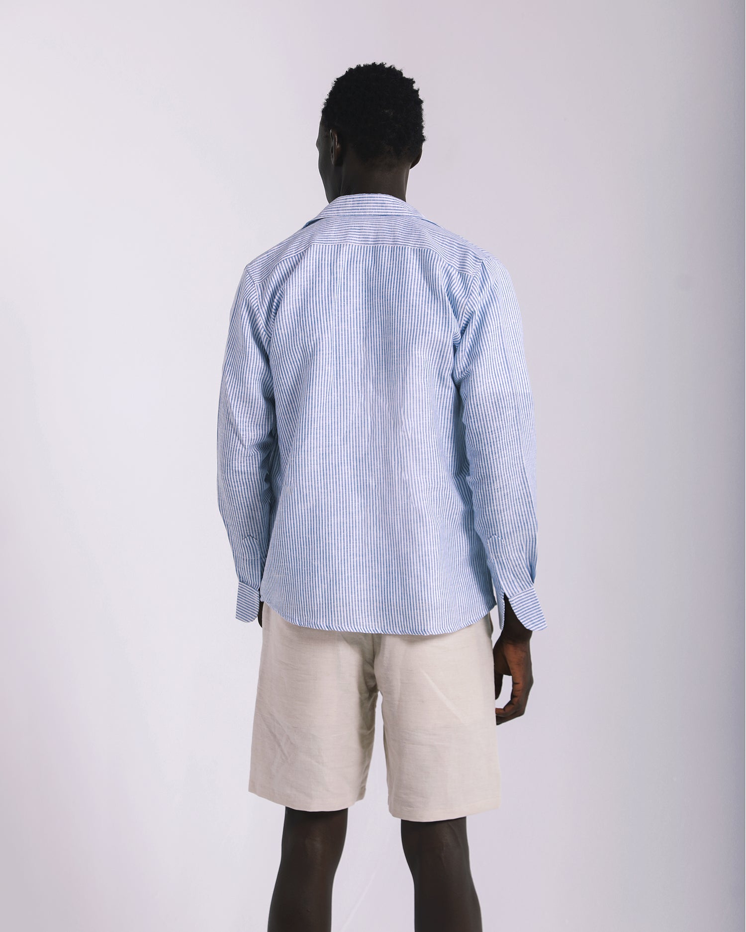 Pinstripe Linen Shirt image 2