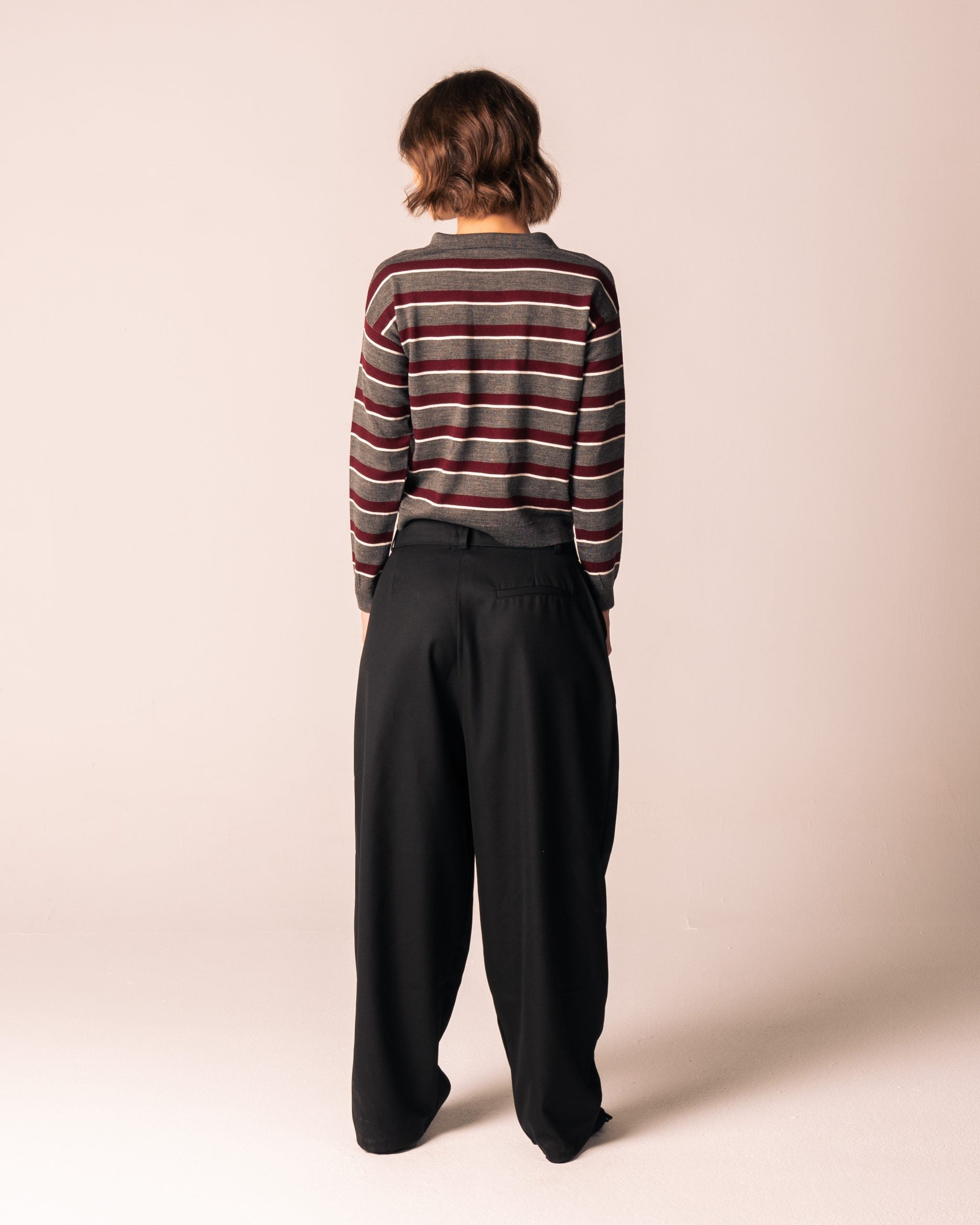 Cross Over Black Tailored Pants image 2