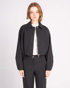 Pinstriped Grey Jacket image 1