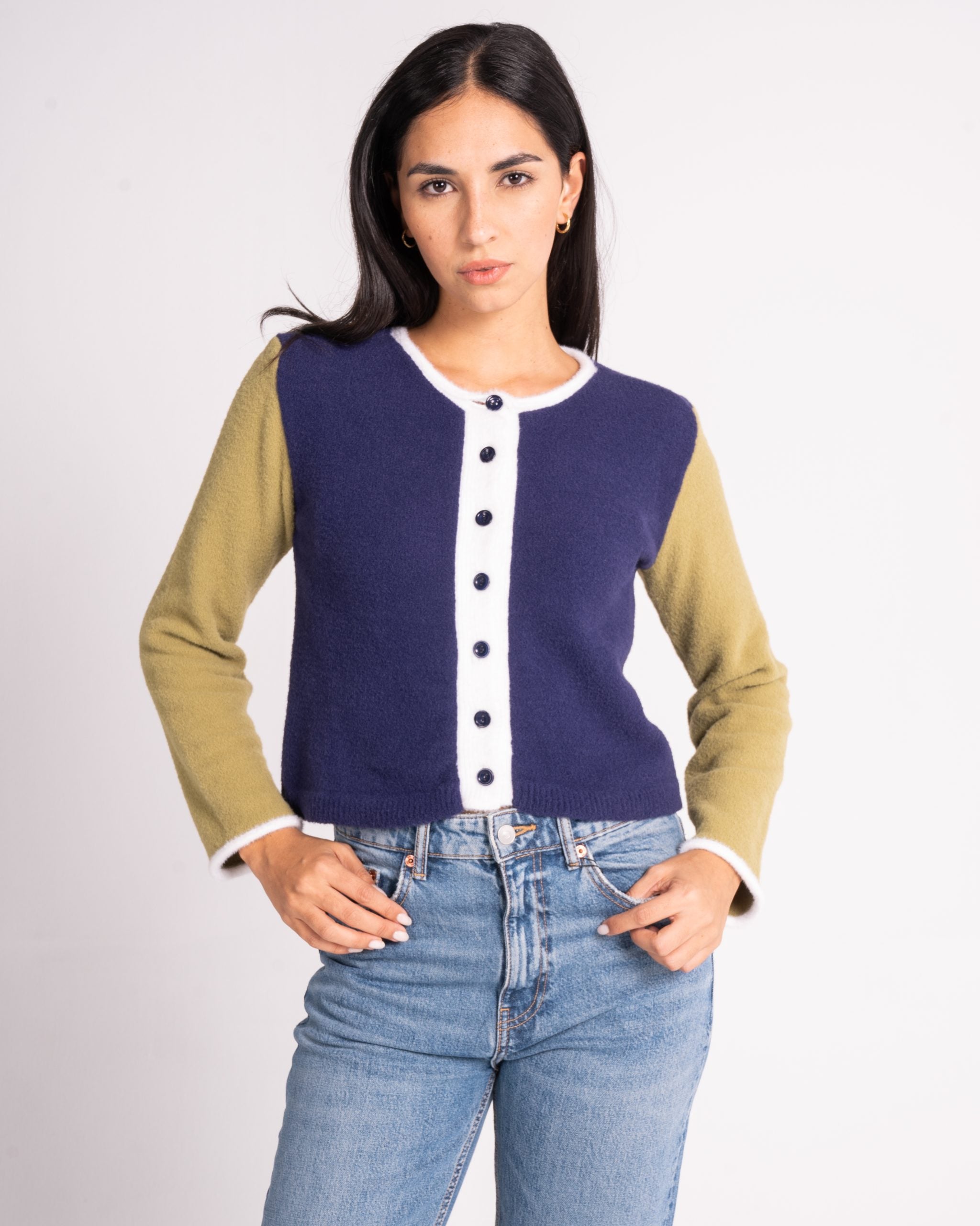 Color Block Cardigan image 1