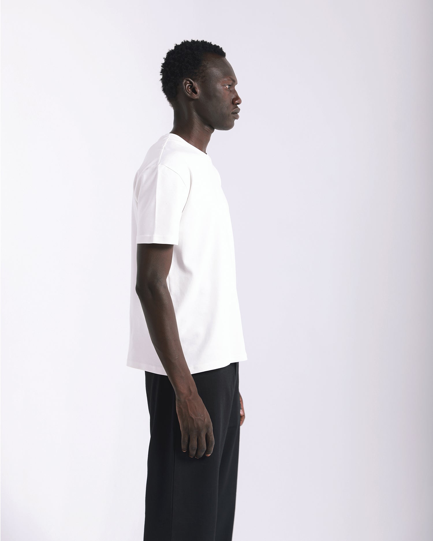 White Relaxed Fit Tshirt image 3