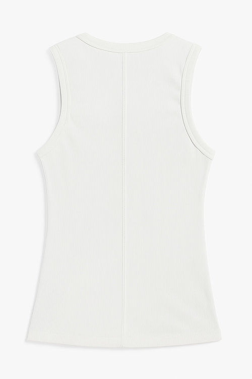 Beaded Ribbed Tank Top image 1