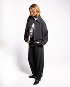 Pinstriped Grey Jacket - S image