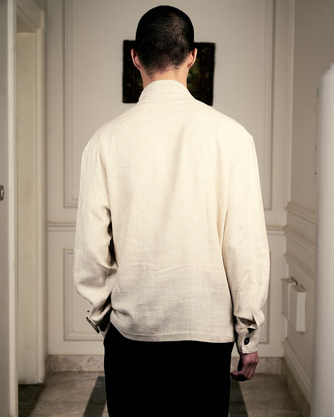 Total Look Linen Over-shirt image 4