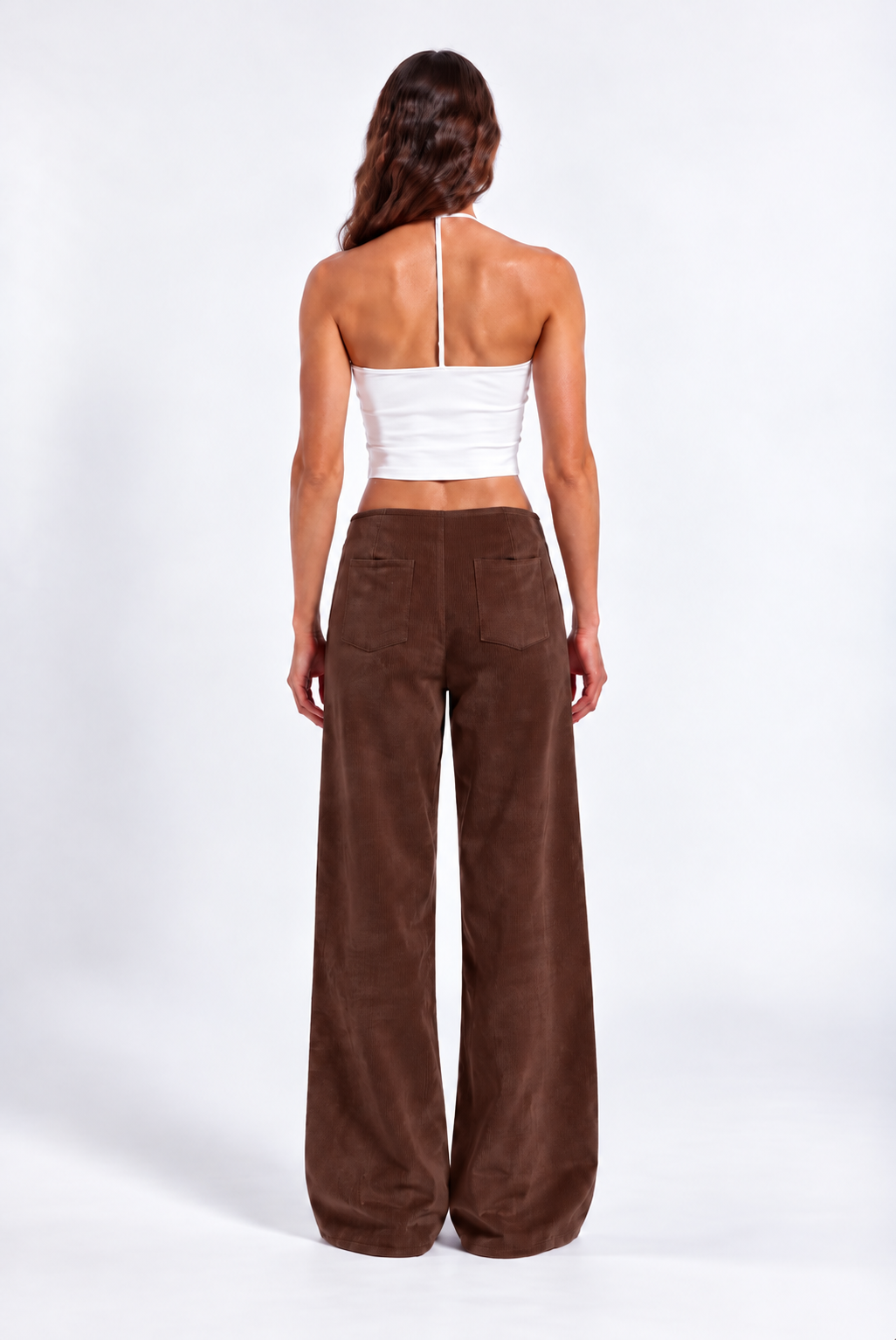 Mocha embroidery pants :