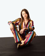 Multi-Stripe Tie Shirt image 1