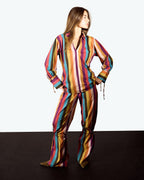 Multi-Stripe Tie Pants image 5