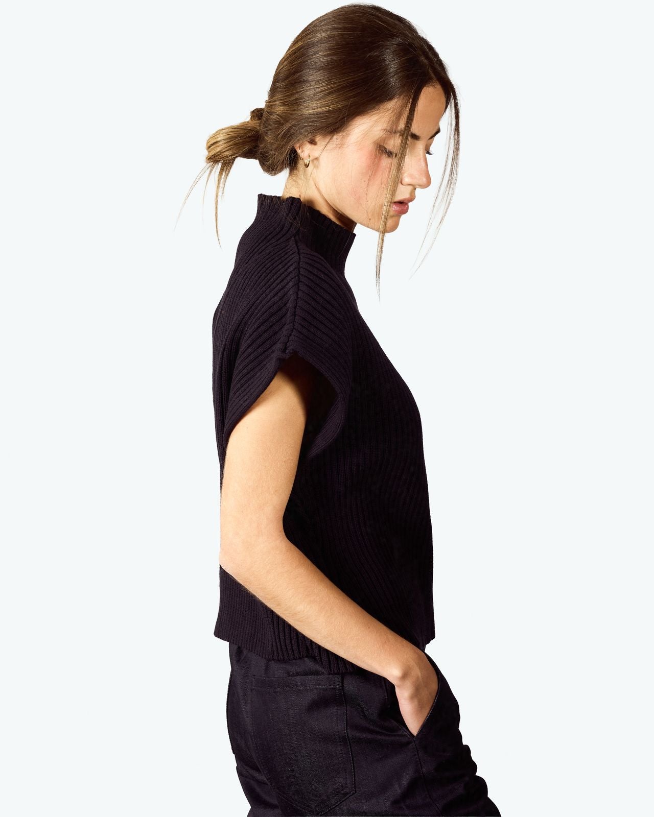 Navy Contour Knit image 2