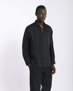 Black Linen Shirt image 2