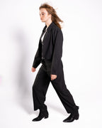 Pinstripe Grey Pants image 0