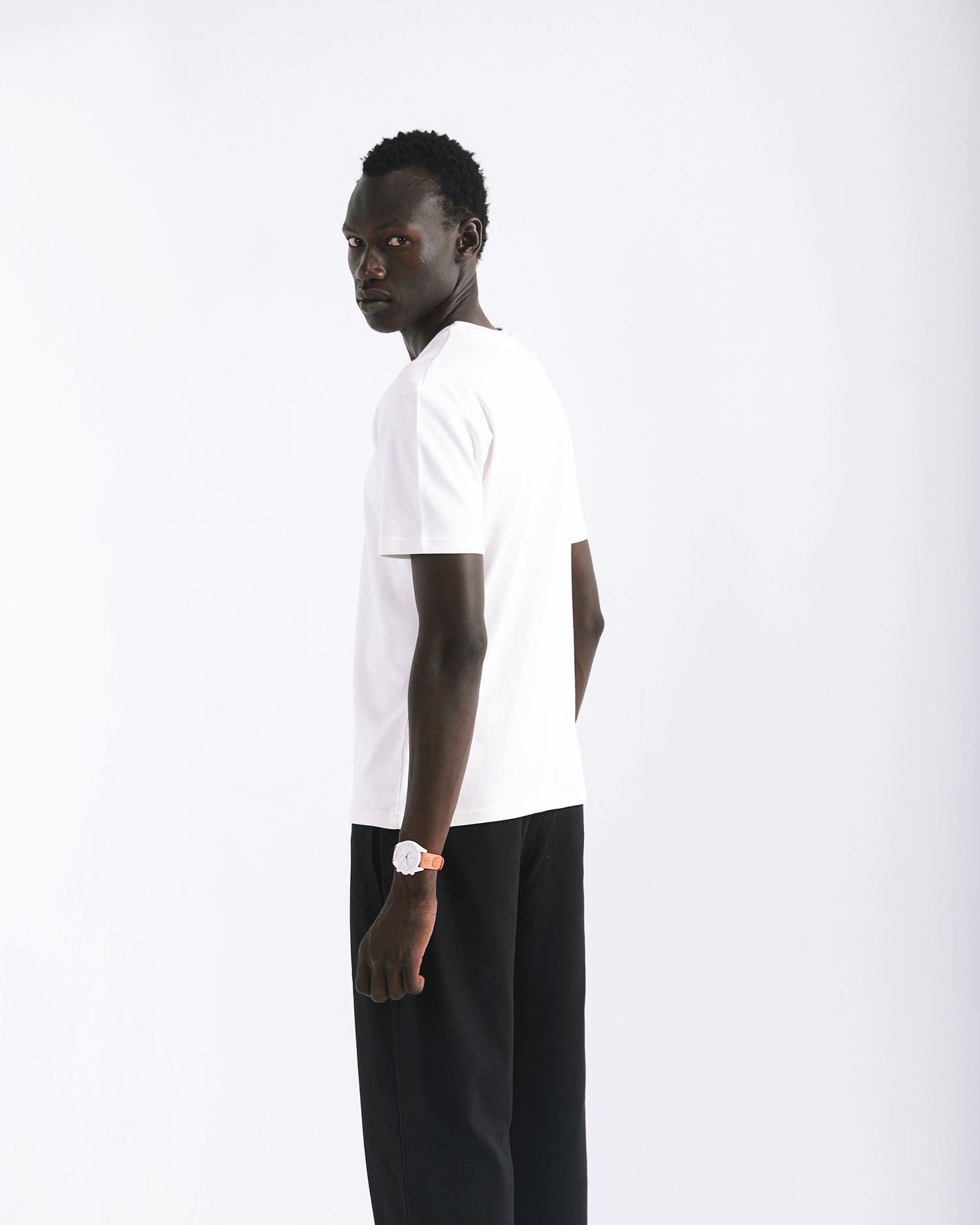 Black Linen Tailored Pants image 1
