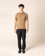 Olive Knit Polo Shirt image 1