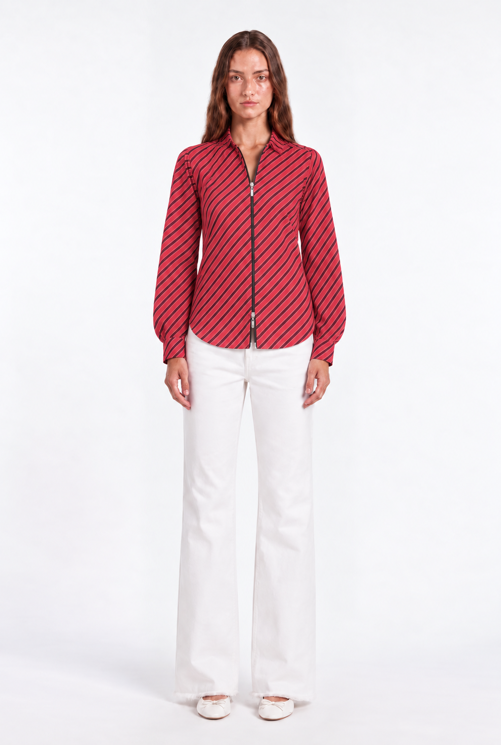 Cherry Stripe Top