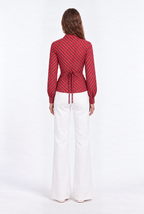 Cherry Stripe Top