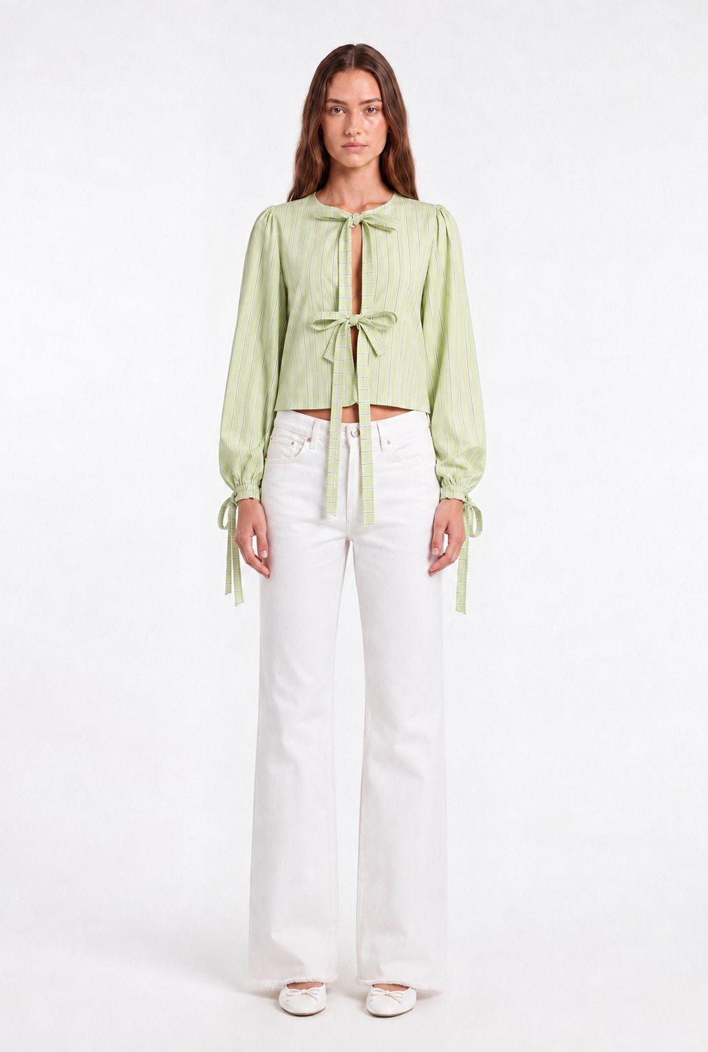 Pistachio Bow Top
