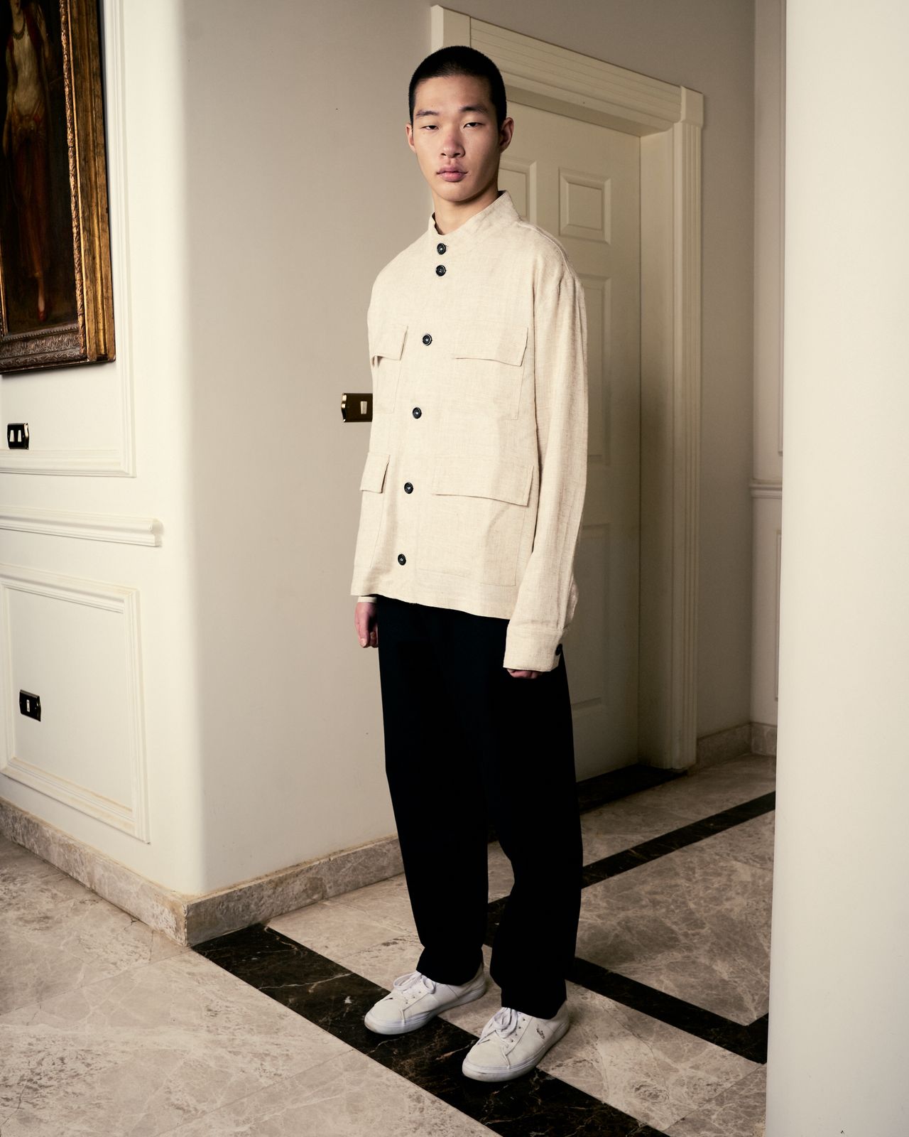 Total Look Linen Over-shirt image 2