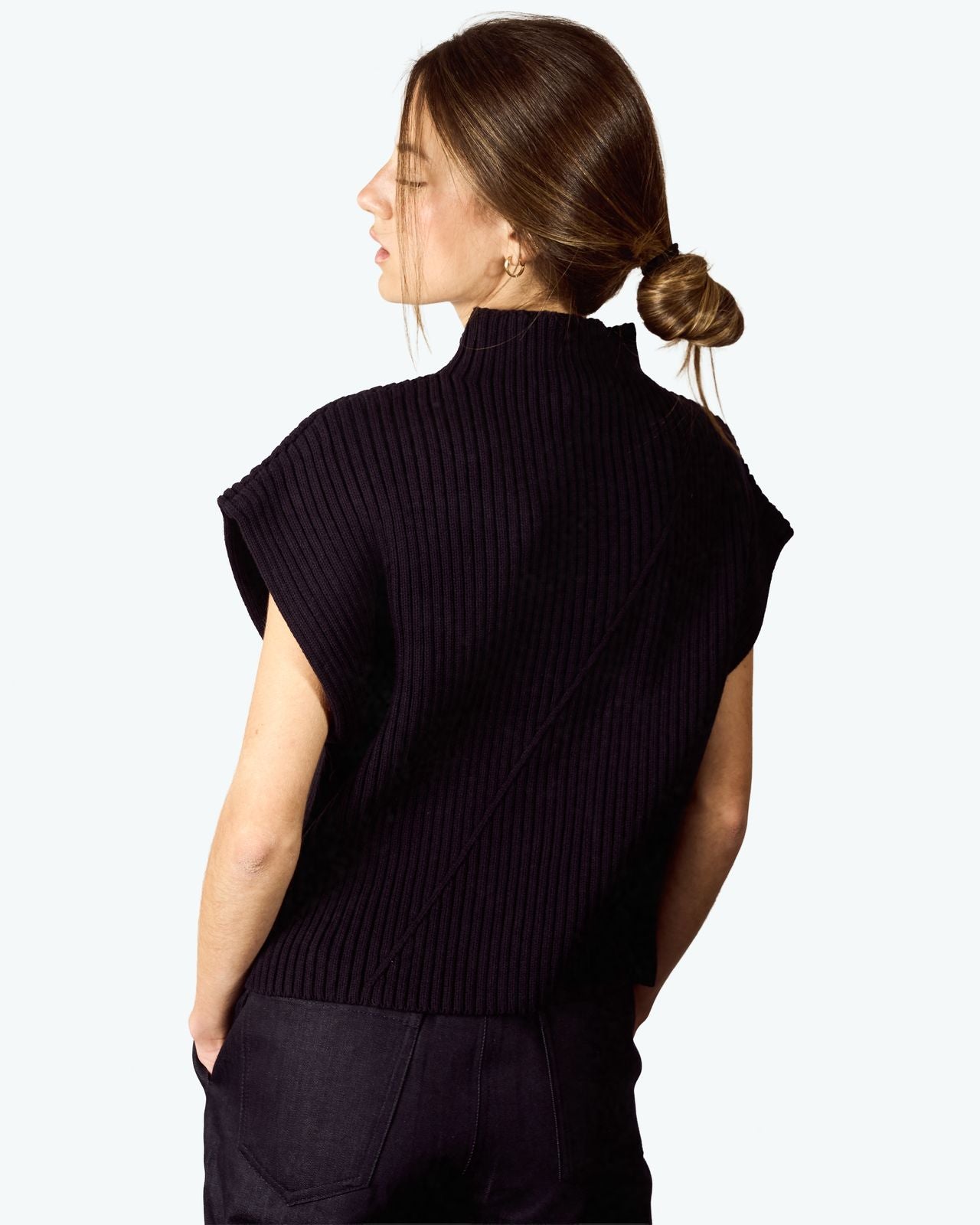 Navy Contour Knit image 1