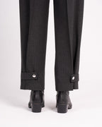 Pinstripe Grey Pants image 3