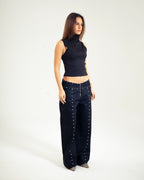 Low Rise Stud Trousers image 7