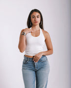Ribbed Halter Top image 1