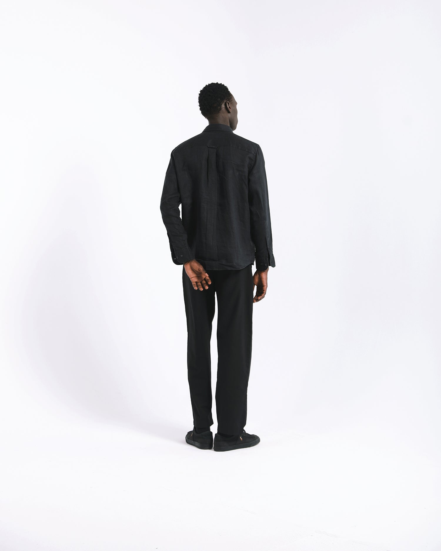Black Linen Shirt image 1