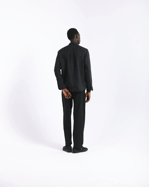 Black Linen Shirt image 1