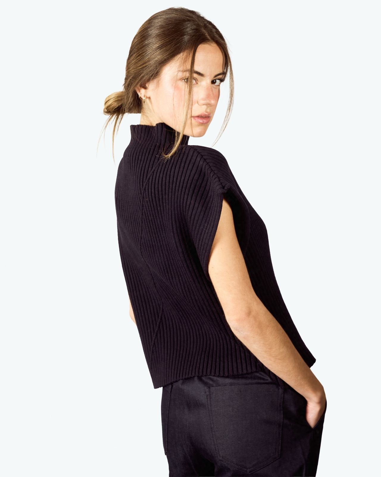 Navy Contour Knit image 3