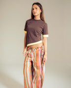 Asymmetric Duo-Tone T-Shirt image 1