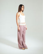 Elastic Detail Wide Pants : image 7
