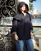 Contrast Hooded Trench image 1